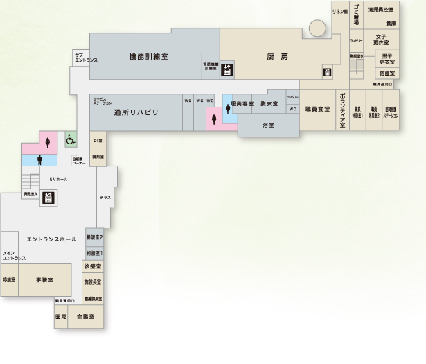 老健＞フロア案内1F